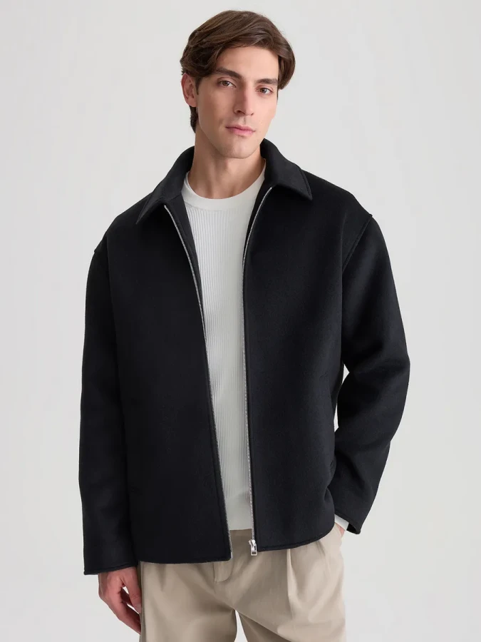 Пальто оверсайз демисезонное короткое